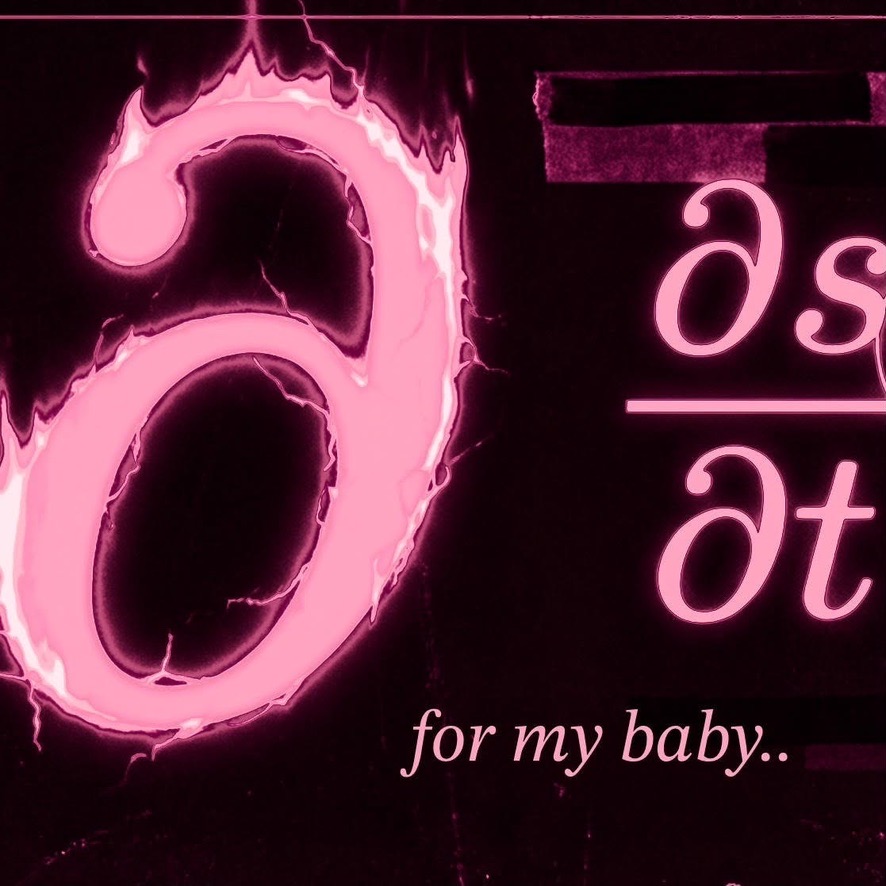 Pink graphic reading for my baby